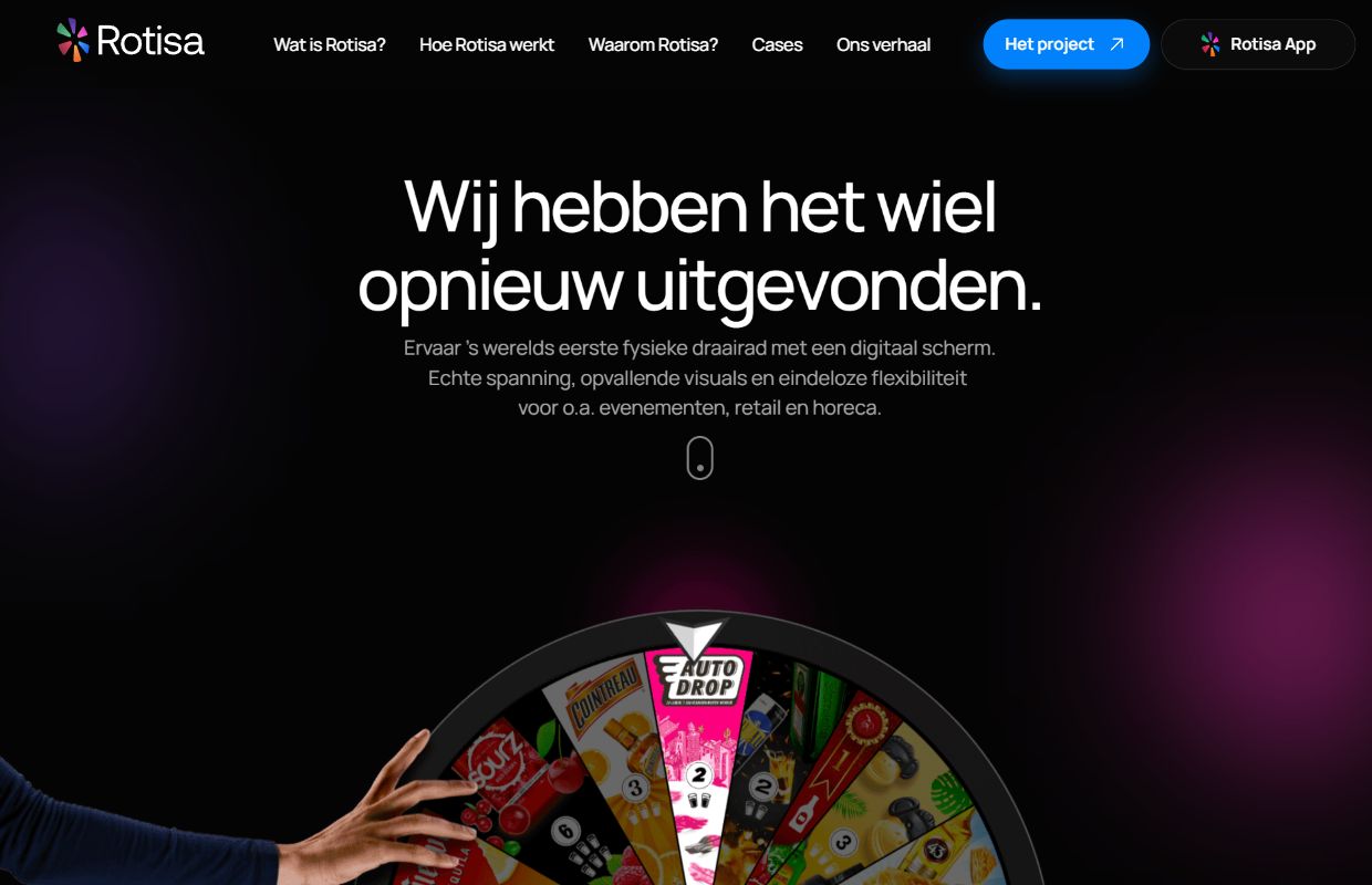 Maatwerk productwebsite voor Rotisa